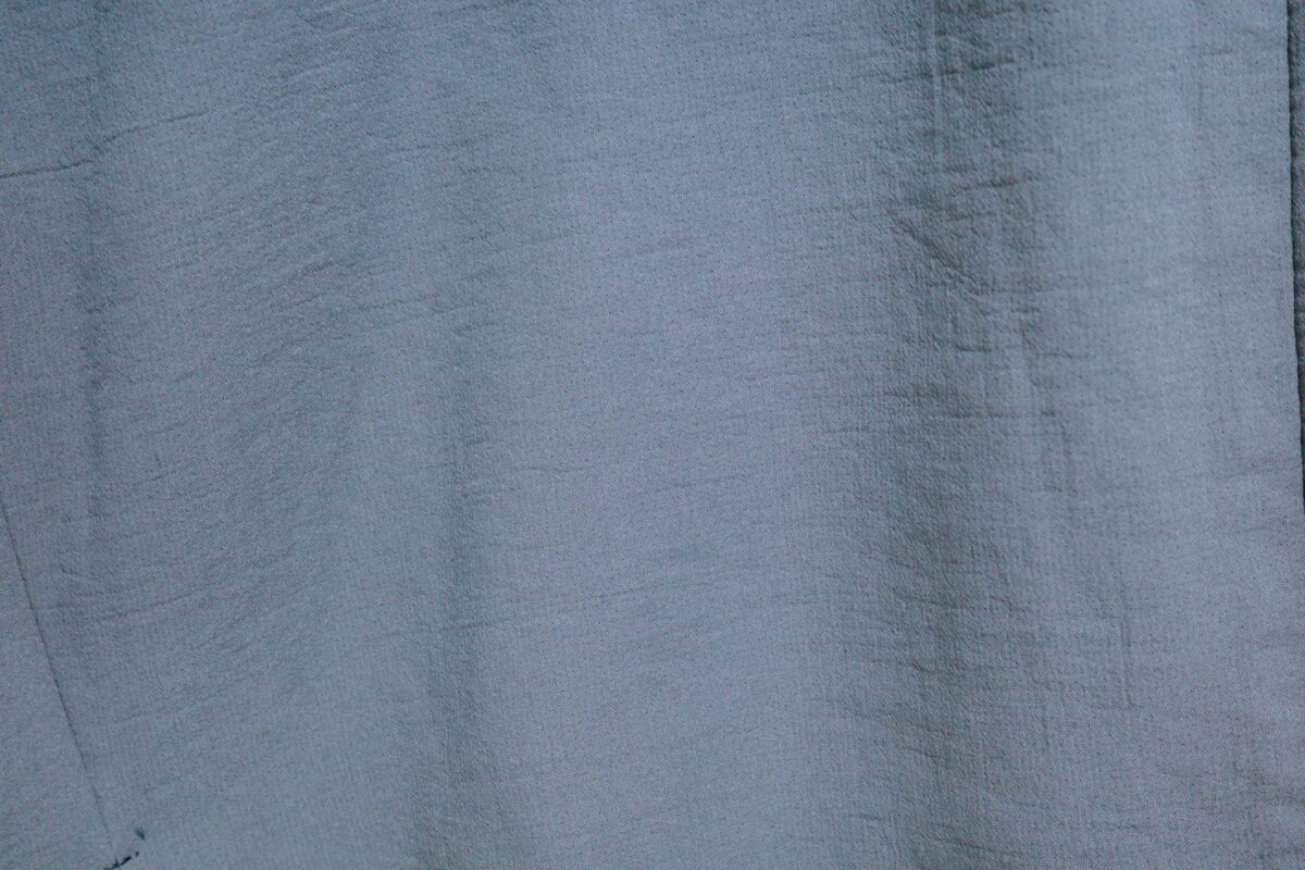 トランクルフルジップフーディのダブルメッシュ生地の寄り